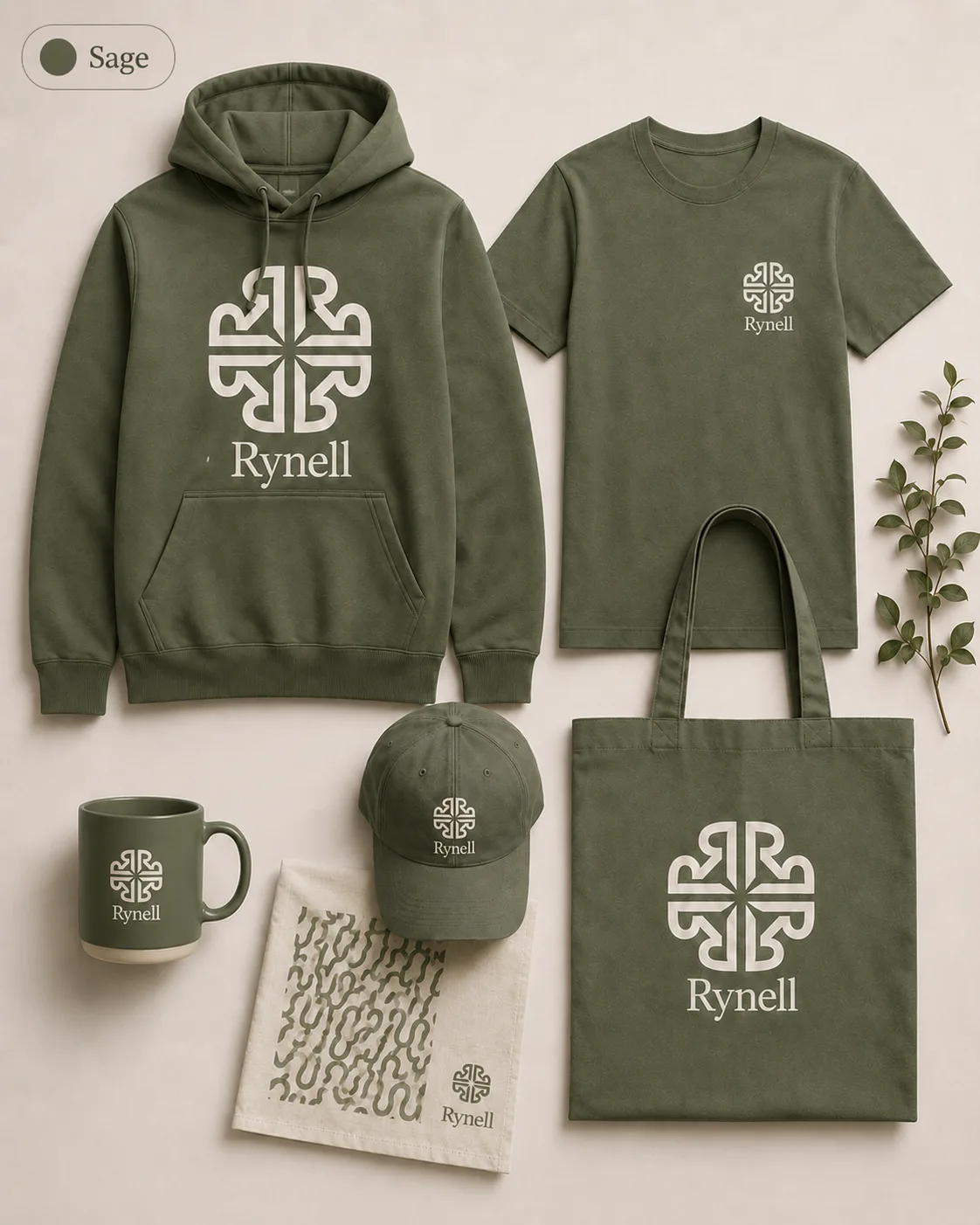Sage Rynell apparel and objects collection